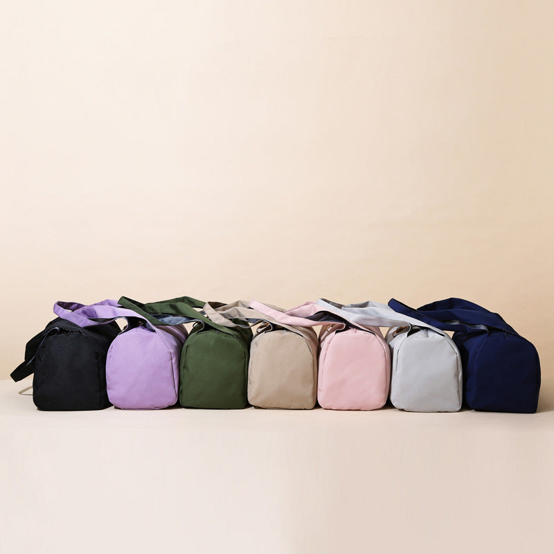 Women's Foldable Waterproof Gym Bag Large Hobo Tote with Shoe Pocket for Pilates Travel & Fitness