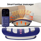 Smart Lumbar Back Massager EMS Heat Therapy & Air Compression Spine Relief Device