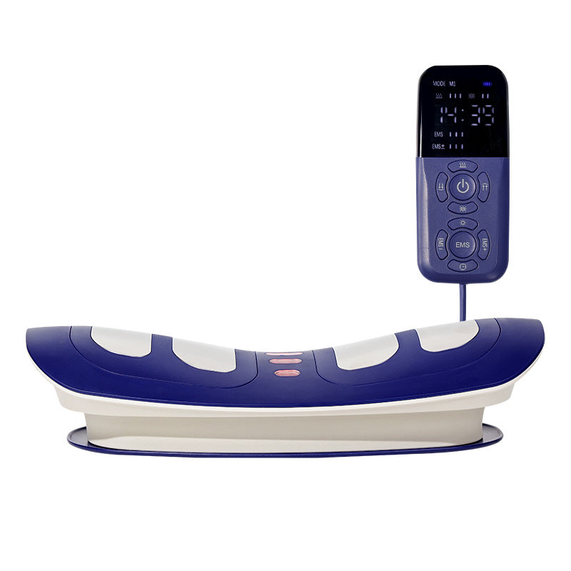 Smart Lumbar Back Massager EMS Heat Therapy & Air Compression Spine Relief Device